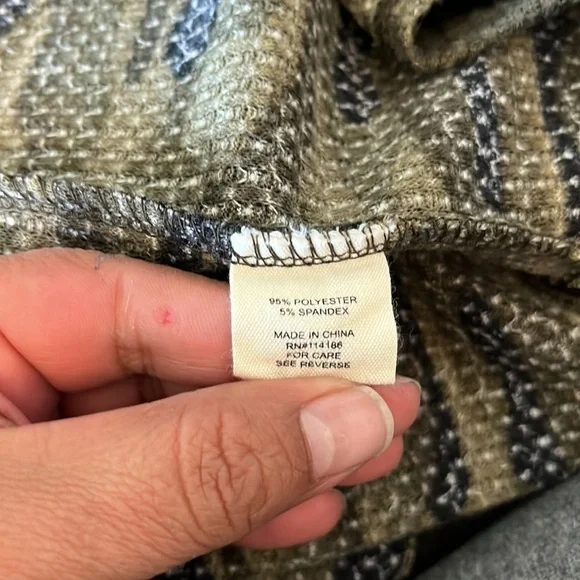 Retrology Womens Camouflage Long Sleeve Hoodie Soft Knit Cardigan Shrug XL. - Picture 8 of 9